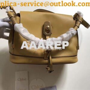 Replica Chloe Owen Bag with Flap 3S1311 in yellow leather