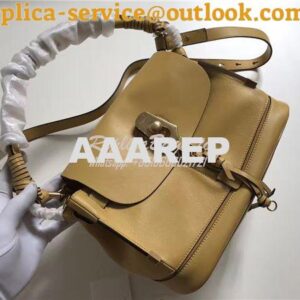 Replica Chloe Owen Bag with Flap 3S1311 in yellow leather 2