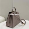 Replica Fendi 8BN327 Peekaboo ISeeU Small Gold leather bag