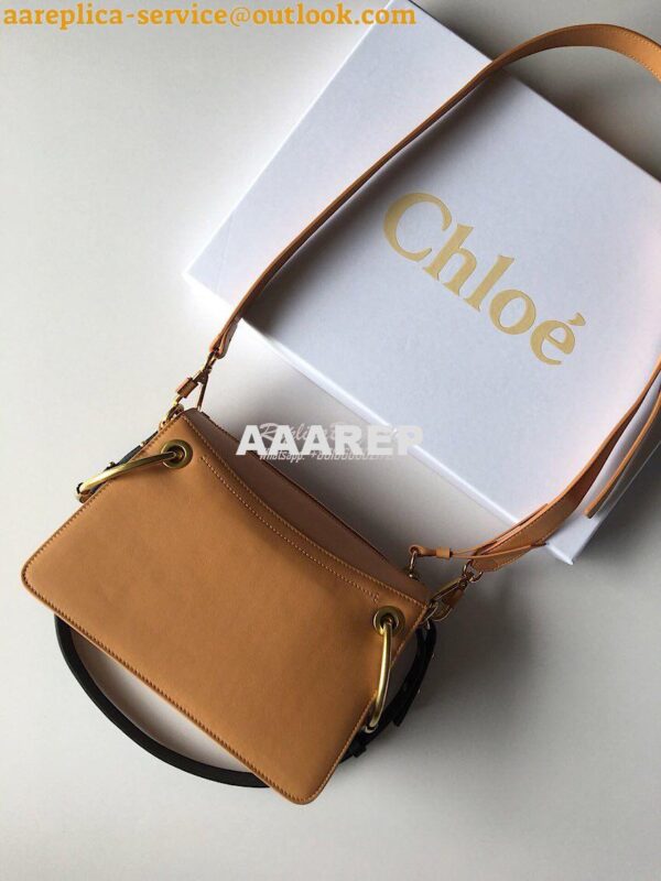 Replica Chloe Roy Bag Blush Pink in Suede & Smooth Calfskin 2