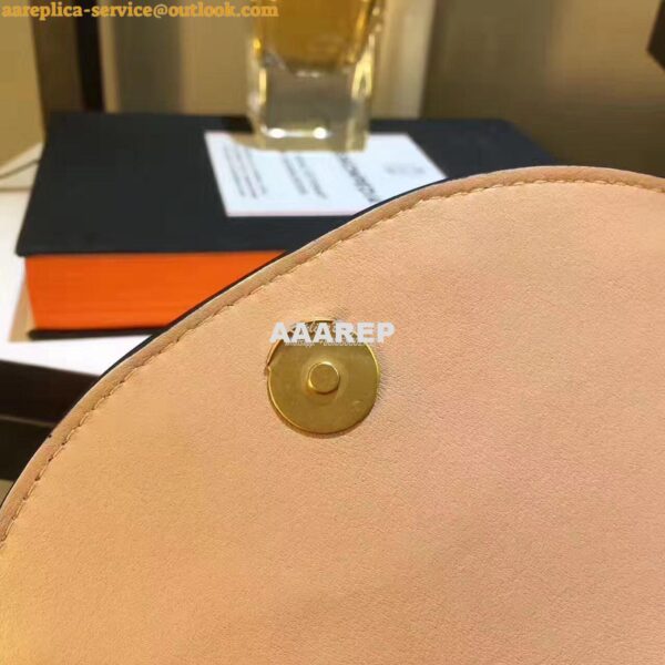 Replica Chloe Small Nile Minaudière in Smooth Calfskin Biscotti Beige 8