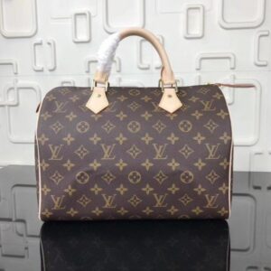 Replica Louis Vuitton Speedy 30 Bag Monogram Canvas M41108 BLV392 2