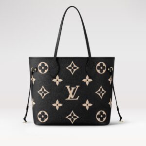 Replica Louis Vuitton LV Neverfull MM Black Bag M58907