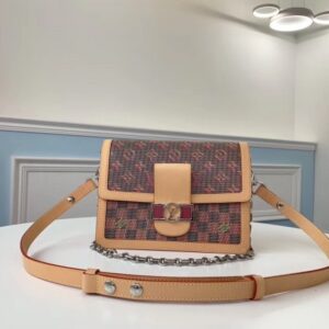 Replica Louis Vuitton Dauphine MM Monogram LV Pop Print M55452 2