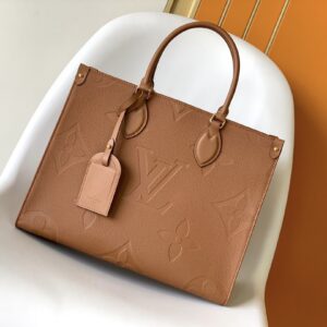 Replica Louis Vuitton LV ONTHEGO GM Cognac Brown Bag M46134 2