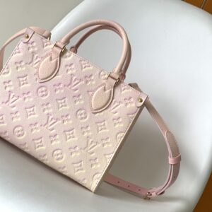 Replica Louis Vuitton LV ONTHEGO PM Pink Bag M46168 2