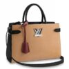 Replica Louis Vuitton Kaki Twist Tote Epi Leather M53726 BLV146 2