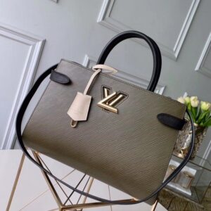 Replica Louis Vuitton Kaki Twist Tote Epi Leather M53726 BLV146 2