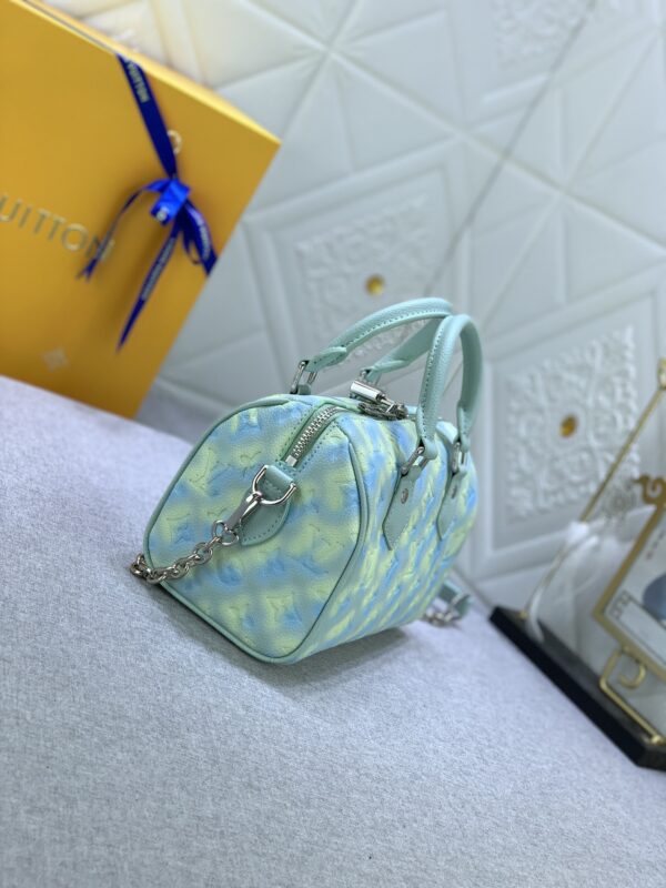 Replica Louis Vuitton LV SPEEDY BANDOULIÈRE 20 Vert d'eau Green Bag M46092 5