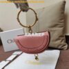 Replica Chloe Small Nile Minaudière in Smooth Calfskin Red 2