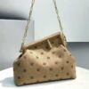 Replica Fendi 8BN335 Peekaboo ISeeU Small White leather bag 2113s