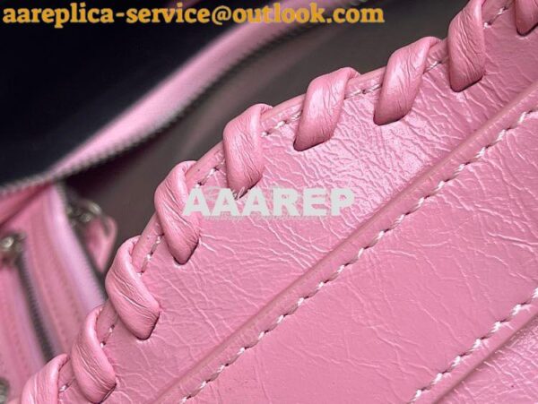 Replica Balenciaga Le Cagole XS S Shoulder Bag in Lambskin Pink 671307 6