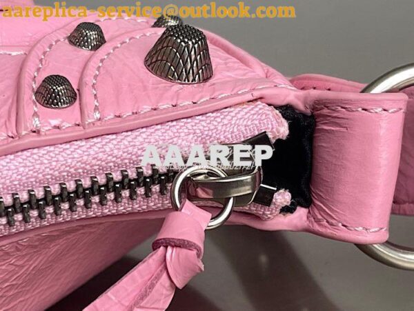 Replica Balenciaga Le Cagole XS S Shoulder Bag in Lambskin Pink 671307 7