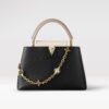 Replica Louis Vuitton Capucines MM LV Bag Etain Metallic Gray M21121 2