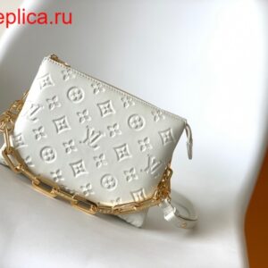 Replica Louis Vuitton COUSSIN BB Bag White M20770 2