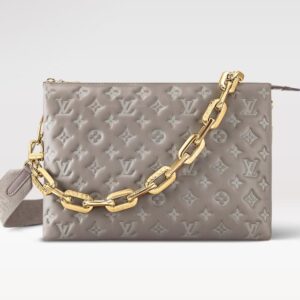 Replica Louis Vuitton Coussin MM LV Bag Grey M20771