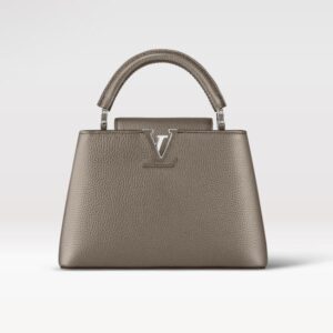 Replica Louis Vuitton Capucines BB LV Bag Etain Metallic Gray M21102