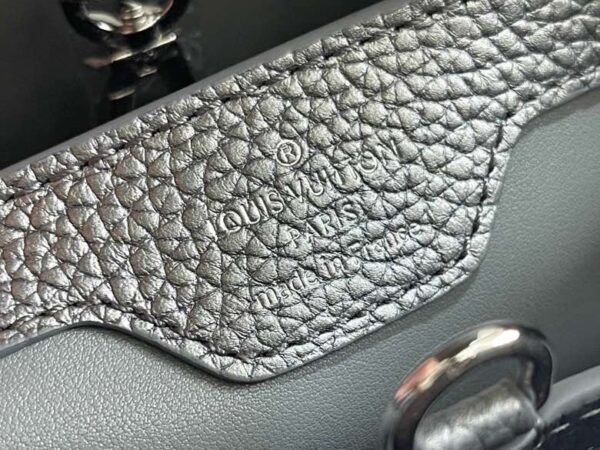 Replica Louis Vuitton Capucines BB LV Bag Etain Metallic Gray M21102 8