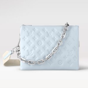 Replica Louis Vuitton Coussin PM LV Bag Ice Blue M21197