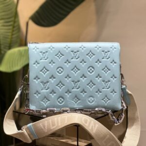 Replica Louis Vuitton Coussin PM LV Bag Ice Blue M21197 2