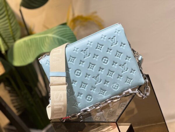 Replica Louis Vuitton Coussin PM LV Bag Ice Blue M21197 5