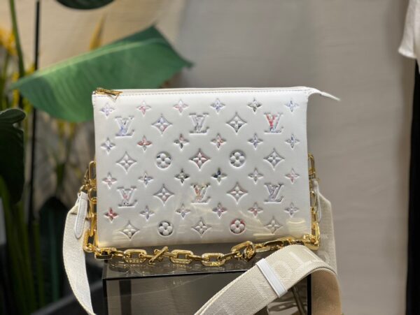 Replica Louis Vuitton Coussin PM LV Bag White M21209 4