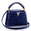 Replica Louis Vuitton Capucines Mini Crocodile Bag N92831 BLV805