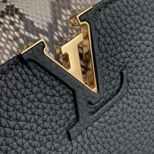 Replica Louis Vuitton Capucines Mini LV Bag Black N96467 4