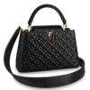 Replica Louis Vuitton Black Capucines PM Bag With Chain M52963 BLV838