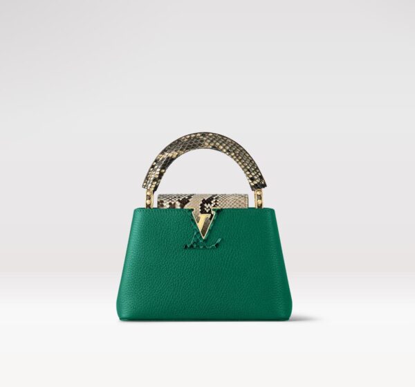 Replica Louis Vuitton Capucines Mini LV Bag Emeraude Green N80931 3