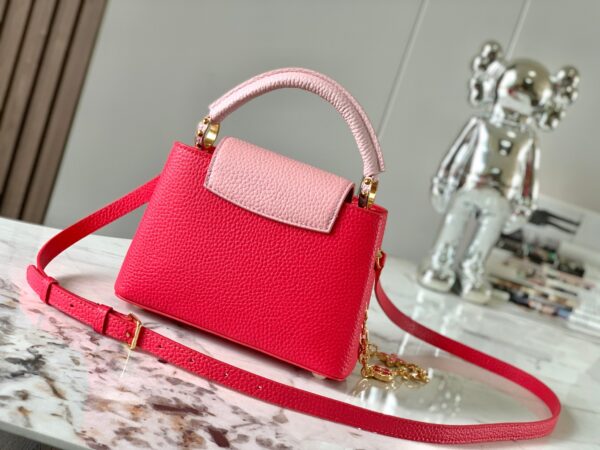 Replica Louis Vuitton Capucines Mini LV Bag Fresh Pink M20845 6