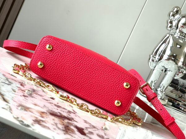 Replica Louis Vuitton Capucines Mini LV Bag Fresh Pink M20845 7