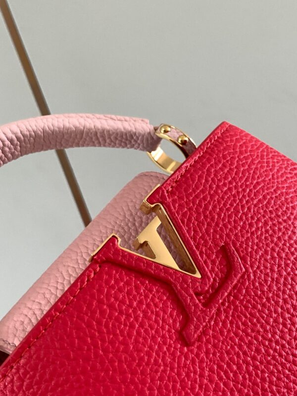 Replica Louis Vuitton Capucines Mini LV Bag Fresh Pink M20845 8