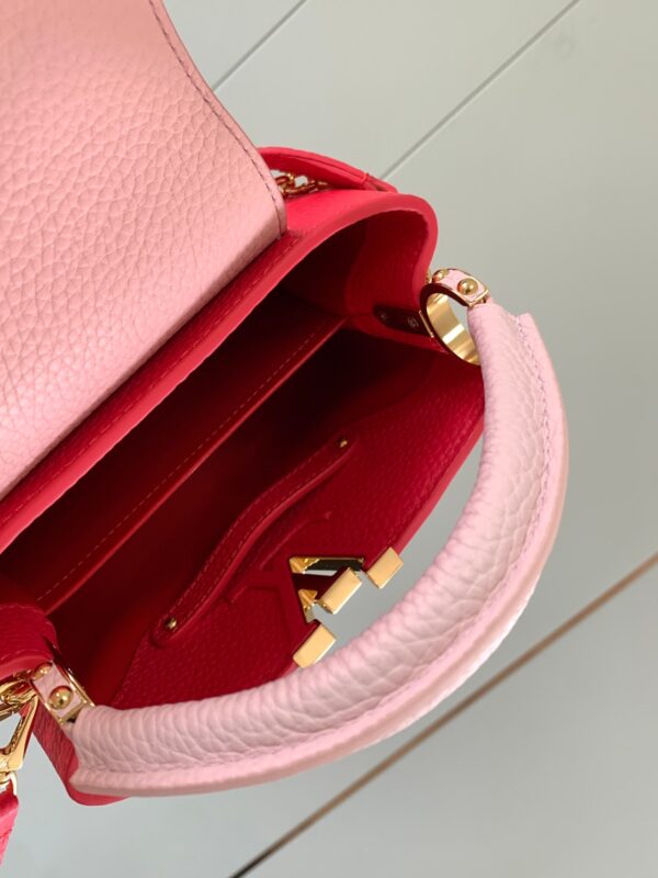 Replica Louis Vuitton Capucines Mini LV Bag Fresh Pink M20845 10