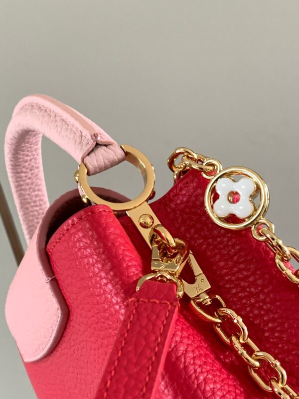 Replica Louis Vuitton Capucines Mini LV Bag Fresh Pink M20845 12