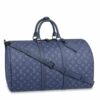 Replica Louis Vuitton Keepall Bandouliere 50 Monogram Stripes Eclipse M45967 2