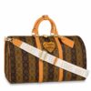 Replica Louis Vuitton Keepall Bandouliere 50 Monogram Shadow M45731