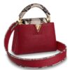 Replica Louis Vuitton Capucines Mini With Python Handle Flap N97076 BLV800