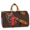 Replica Louis Vuitton Keepall Bandouliere 50 Patchwork Bag M56856 2