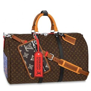 Replica Louis Vuitton Keepall Bandouliere 50 Patchwork Bag M56855