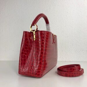 Replica Louis Vuitton Capucines PM Crocodile Bag N92965 BLV843 2