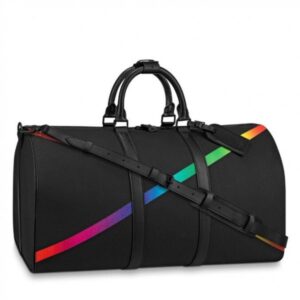 Replica Louis Vuitton Keepall Bandouliere 50 Taiga Rainbow M30345