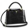 Replica Louis Vuitton Capucines PM Crocodile Bag N93417 BLV832 2