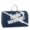 Replica Louis Vuitton Keepall Bandouliere 55 Monogram Stripes Eclipse M45966 2