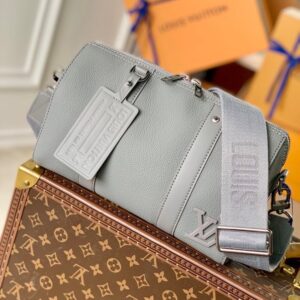 Replica Louis Vuitton LV CITY KEEPALL Gray M59328 2