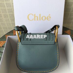 Replica Chloe Hudson Satchel Ash Blue Leather Cross Body Bag 2