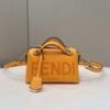 Replica Fendi 8BL145 By The Way Mini Purple leather small Boston bag 2