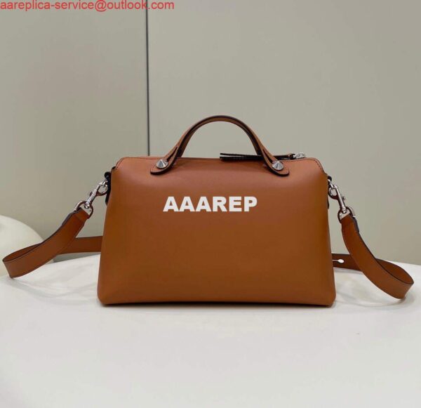 Replica Fendi 8BL146 By The Way Medium Brown leather Boston Bag 2