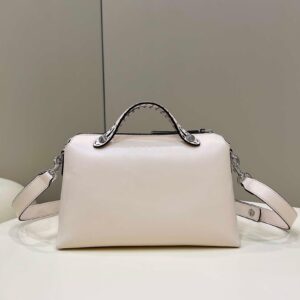 Replica Fendi 8BL146 By The Way Medium White leather Boston bag