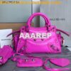 Replica Balenciaga Neo Cagole XS Handbag in Rose Purple Arena Lambskin 2